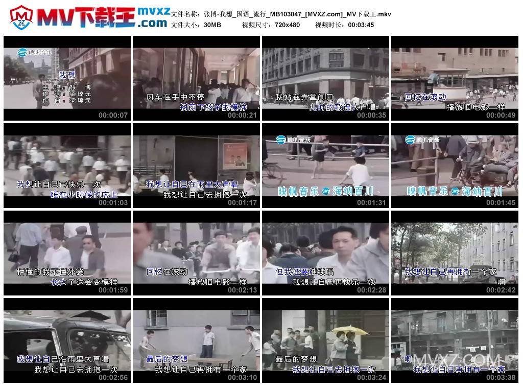 张博-我想_国语_流行_MB103047